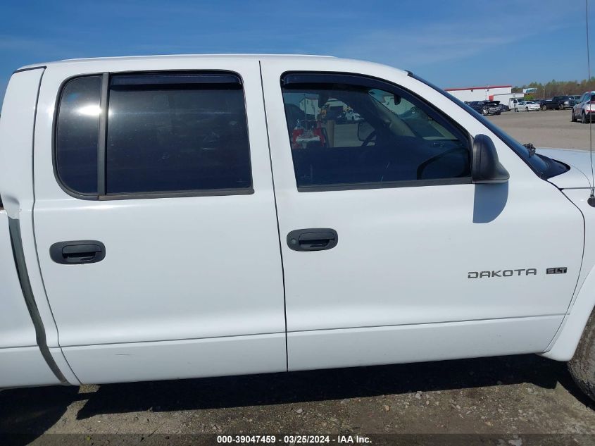 2002 Dodge Dakota Slt VIN: 1B7HL48N82S505891 Lot: 39047459