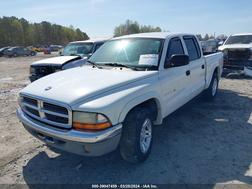 2002 Dodge Dakota Slt VIN: 1B7HL48N82S505891 Lot: 39047459