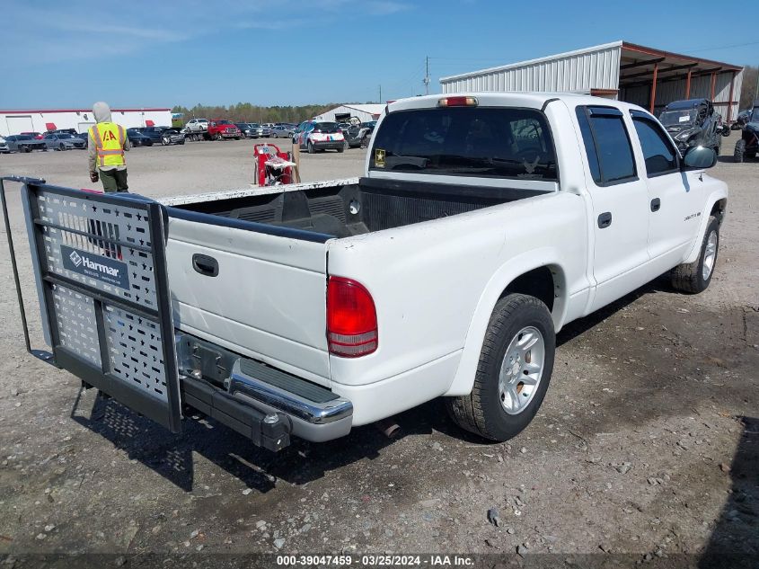 2002 Dodge Dakota Slt VIN: 1B7HL48N82S505891 Lot: 39047459