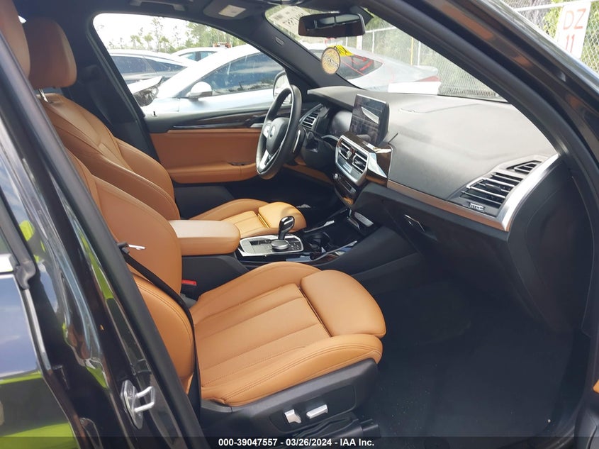 2022 BMW X3 VIN: 5UX43DP07N9K86422