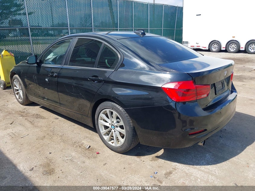 2018 BMW 320I VIN: WBA8E1G54JNU92416