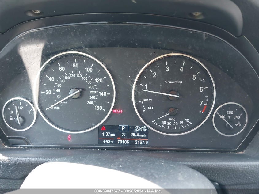 2018 BMW 320I VIN: WBA8E1G54JNU92416