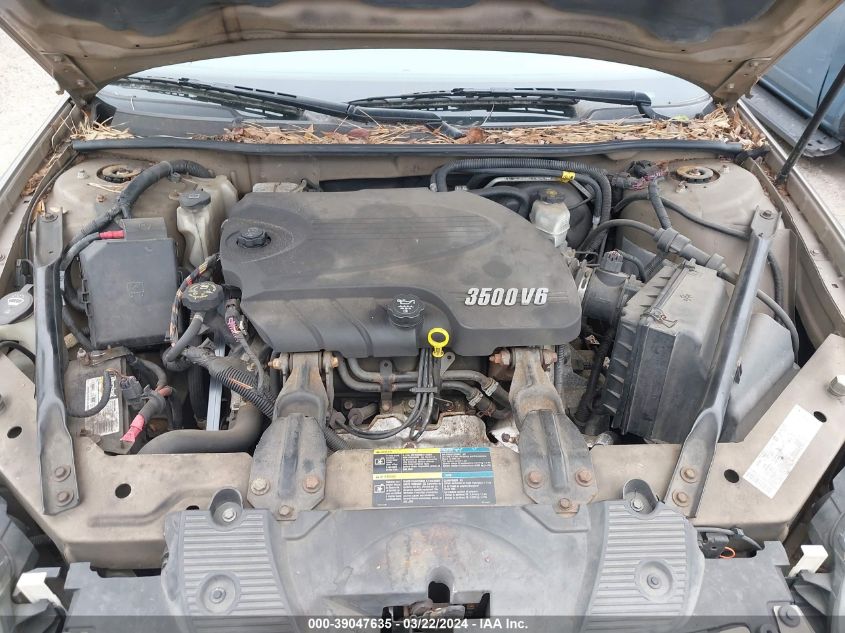 2G1WT58K069117315 | 2006 CHEVROLET IMPALA