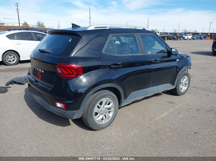 2020 Hyundai Venue Sel VIN: KMHRC8A37LU016789 Lot: 39047710
