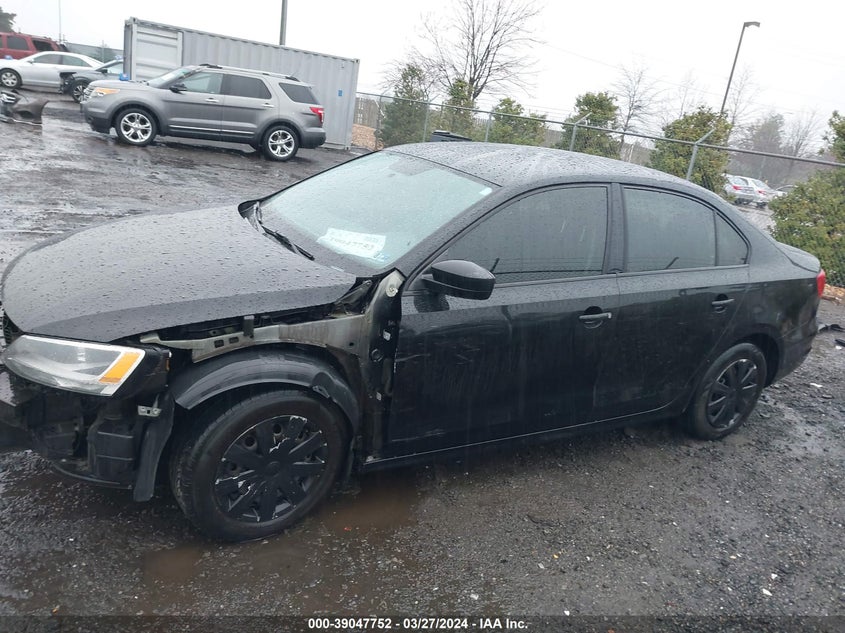 2015 VOLKSWAGEN JETTA 2.0L S - 3VW1K7AJ7FM289069