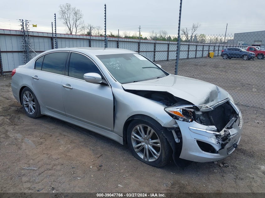 2012 Hyundai Genesis 3.8 VIN: KMHGC4DD2CU164577 Lot: 39047766