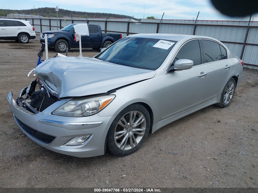 2012 Hyundai Genesis 3.8 VIN: KMHGC4DD2CU164577 Lot: 39047766
