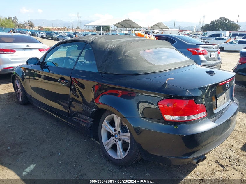 2008 BMW 128 I VIN: WBAUN13548VH79899 Lot: 39047861