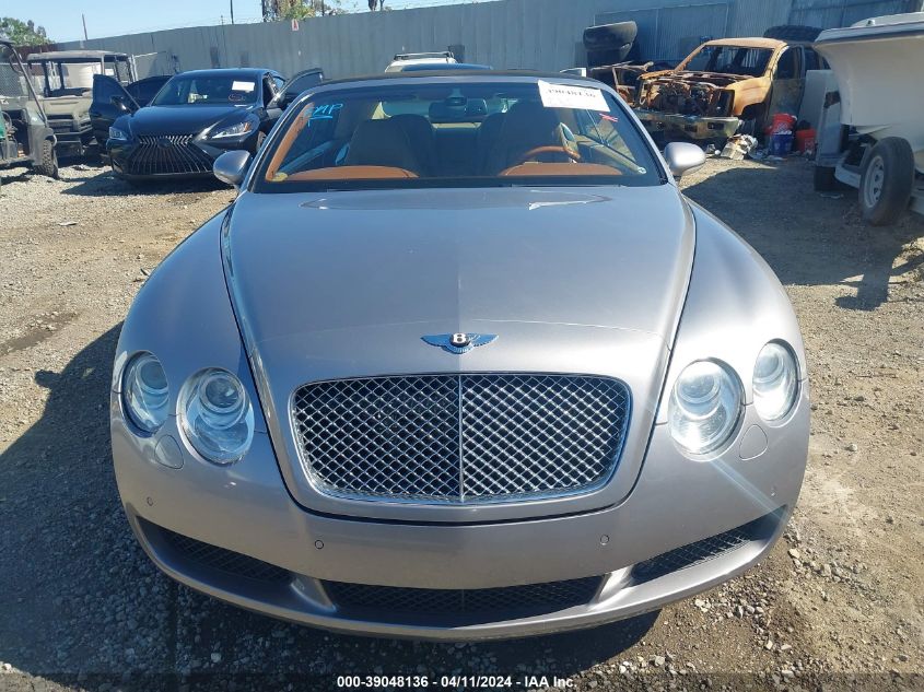 2007 Bentley Continental Gtc VIN: SCBDR33W57C046184 Lot: 39048136