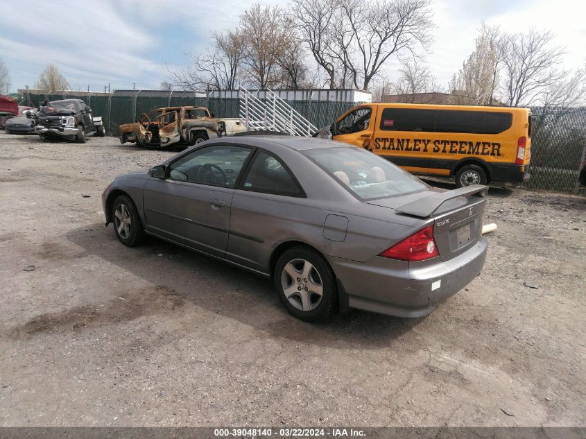 1HGEM229X4L076137 | 2004 HONDA CIVIC