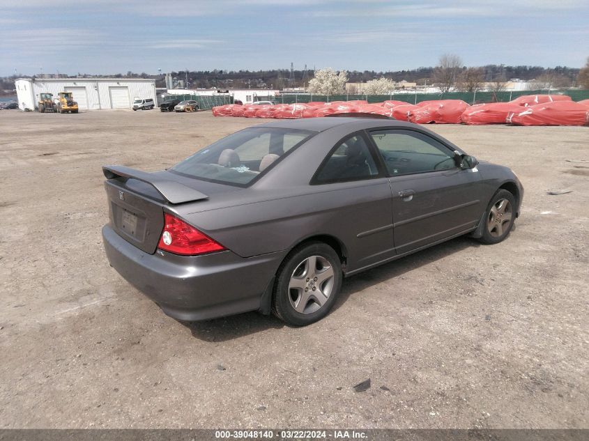 1HGEM229X4L076137 | 2004 HONDA CIVIC