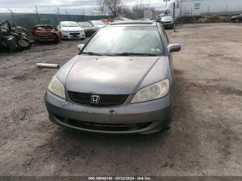 1HGEM229X4L076137 | 2004 HONDA CIVIC