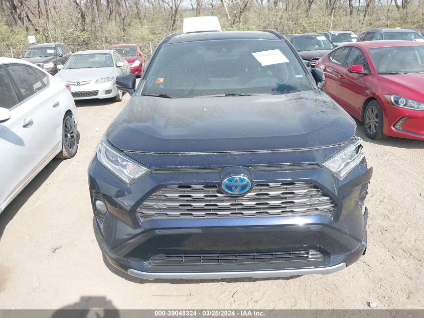 2020 Toyota Rav4 Xse Hybrid VIN: 4T3EWRFV9LU004169 Lot: 39048324