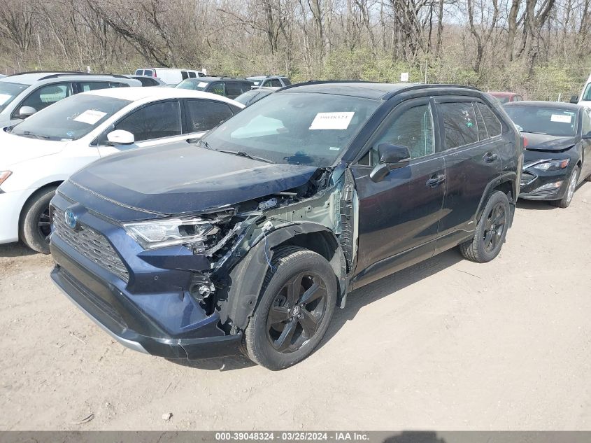 2020 Toyota Rav4 Xse Hybrid VIN: 4T3EWRFV9LU004169 Lot: 39048324