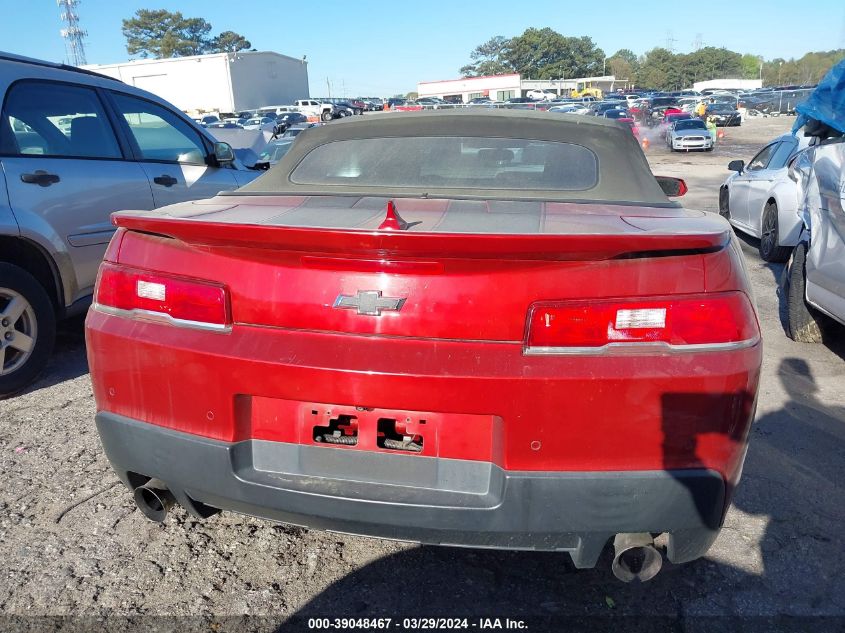 2015 Chevrolet Camaro 1Lt VIN: 2G1FD3D33F9146937 Lot: 39048467