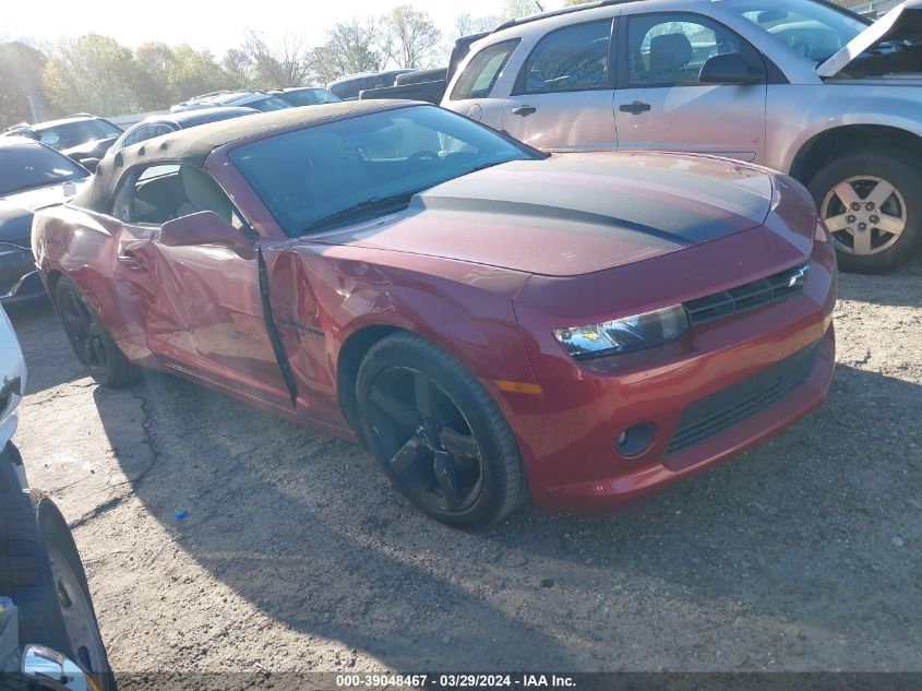 2015 Chevrolet Camaro 1Lt VIN: 2G1FD3D33F9146937 Lot: 39048467