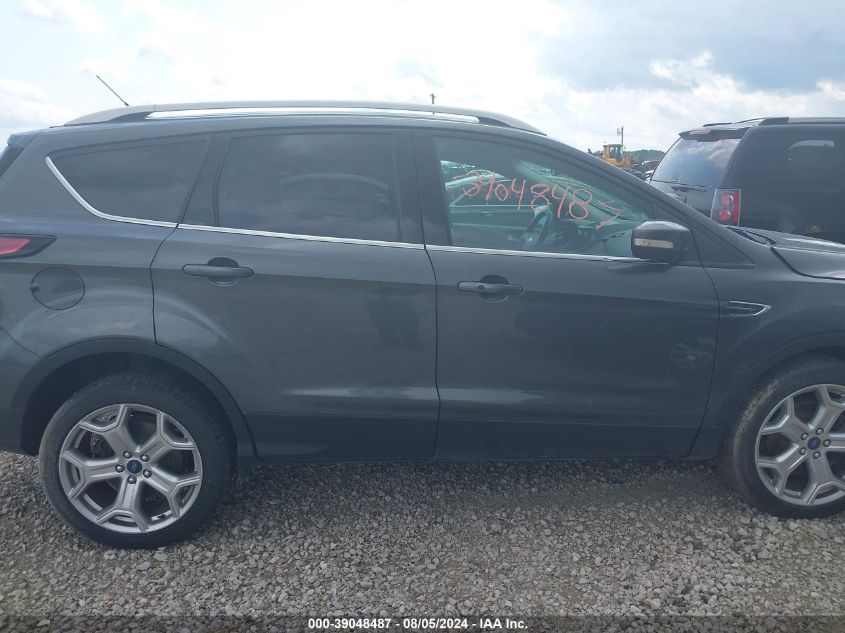 2017 Ford Escape Titanium VIN: 1FMCU9J97HUE87541 Lot: 39048487