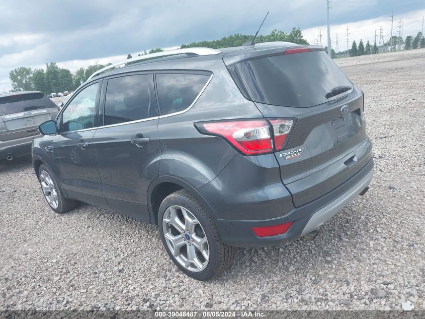 2017 Ford Escape Titanium VIN: 1FMCU9J97HUE87541 Lot: 39048487