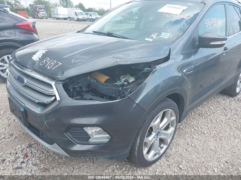 2017 Ford Escape Titanium VIN: 1FMCU9J97HUE87541 Lot: 39048487