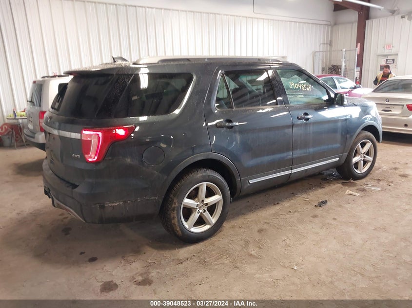 VIN 1FM5K8D81HGD76283 2017 FORD EXPLORER XLT