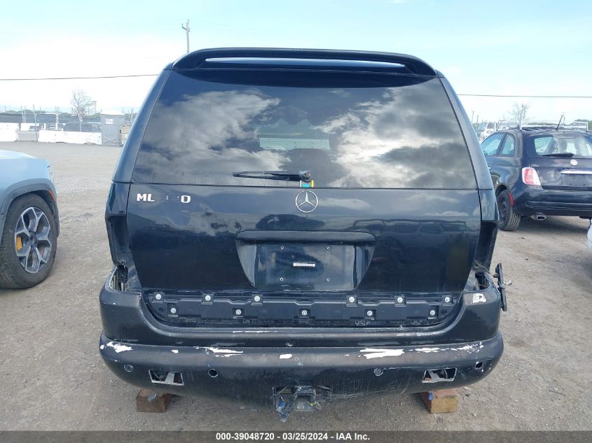 2002 Mercedes-Benz M-Class Base (A5) VIN: 4JGAB54E12A321426 Lot: 39048720