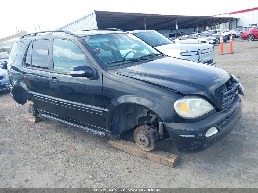 2002 Mercedes-Benz M-Class Base (A5) VIN: 4JGAB54E12A321426 Lot: 39048720