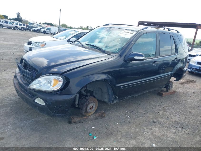 2002 Mercedes-Benz M-Class Base (A5) VIN: 4JGAB54E12A321426 Lot: 39048720