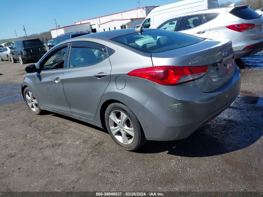 2013 Hyundai Elantra Gls VIN: 5NPDH4AEXDH289070 Lot: 39048837