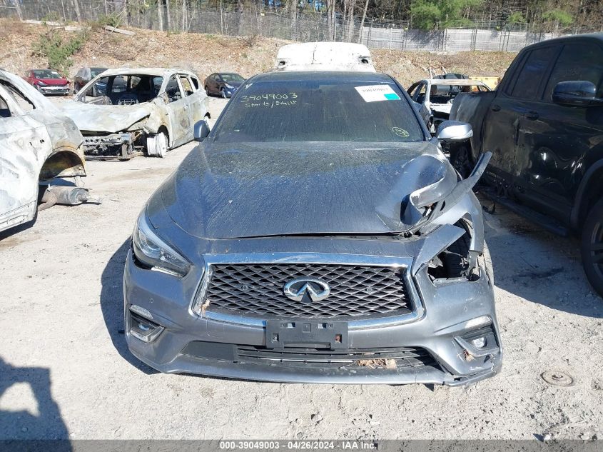 2019 Infiniti Q50 3.0T Luxe VIN: JN1EV7AR7KM555684 Lot: 39049003