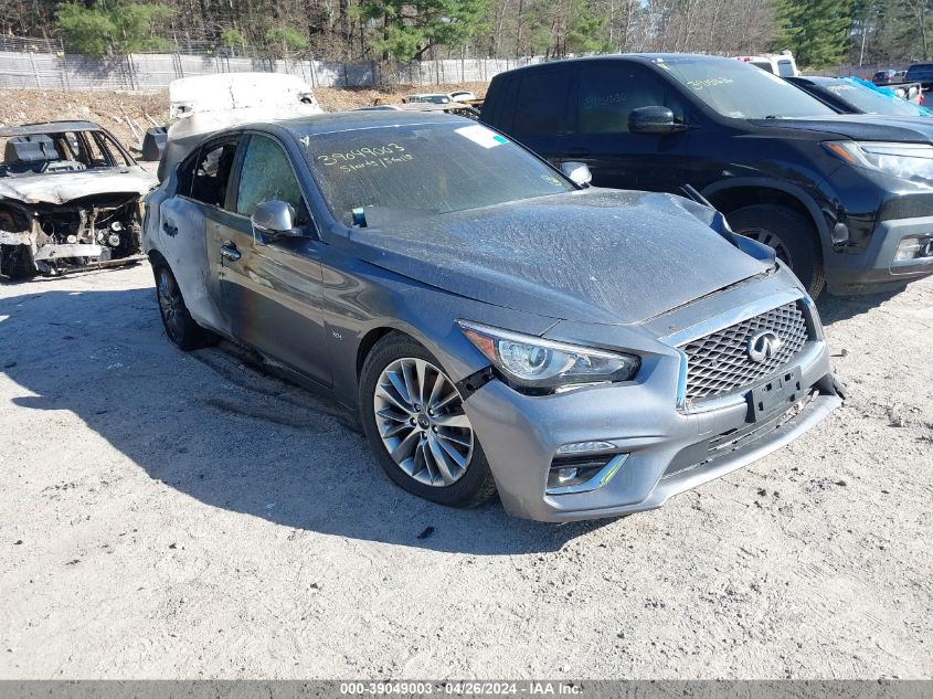 2019 Infiniti Q50 3.0T Luxe VIN: JN1EV7AR7KM555684 Lot: 39049003