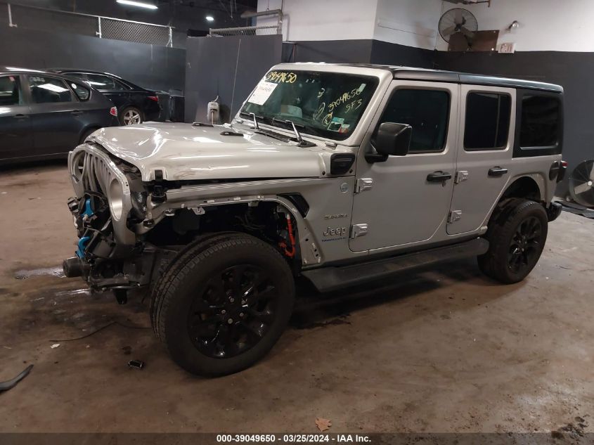 2023 Jeep Wrangler 4Xe Sahara 4X4 VIN: 1C4JJXP66PW556678 Lot: 39049650