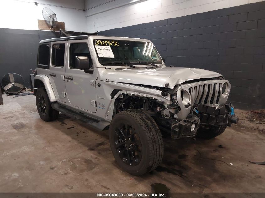 2023 Jeep Wrangler 4Xe Sahara 4X4 VIN: 1C4JJXP66PW556678 Lot: 39049650