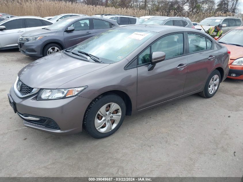 19XFB2F52FE297890 | 2015 HONDA CIVIC