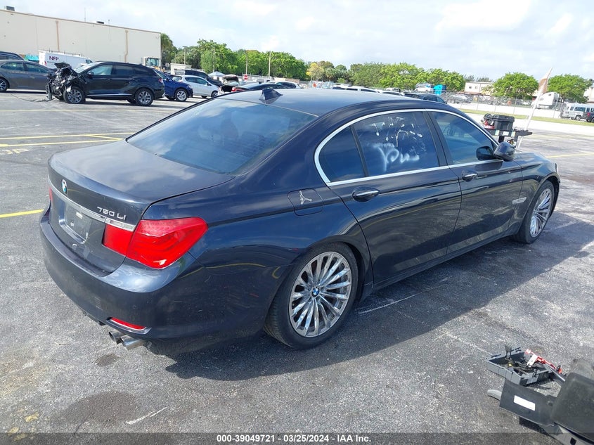 2011 BMW 750Li VIN: WBAKB8C58BC851678 Lot: 39049721