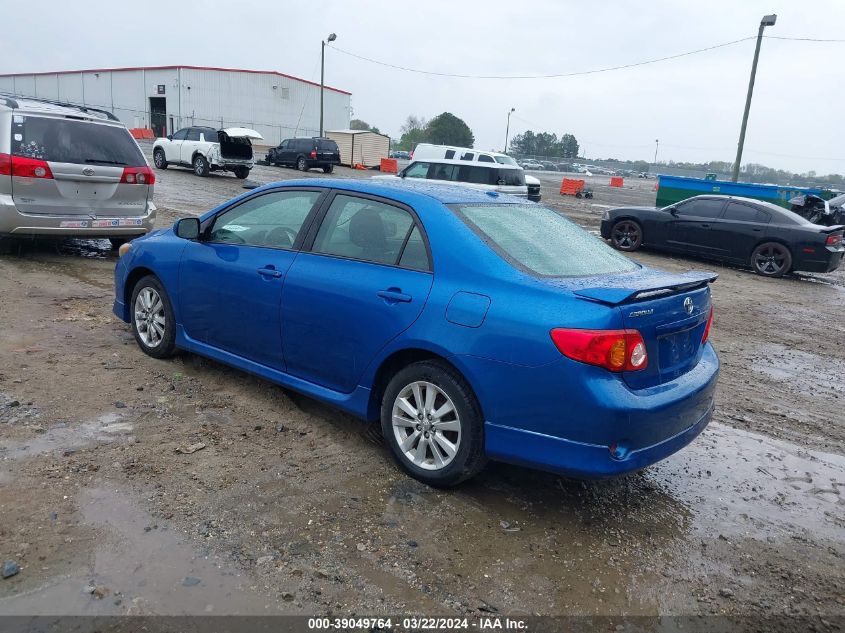 2T1BU40E89C101306 | 2009 TOYOTA COROLLA