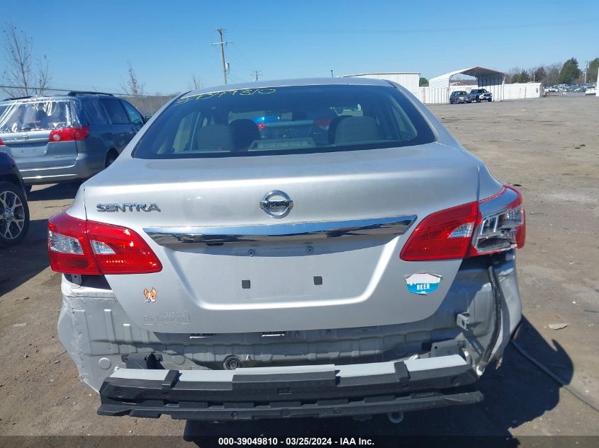 2019 NISSAN SENTRA S - 3N1AB7AP1KY269588