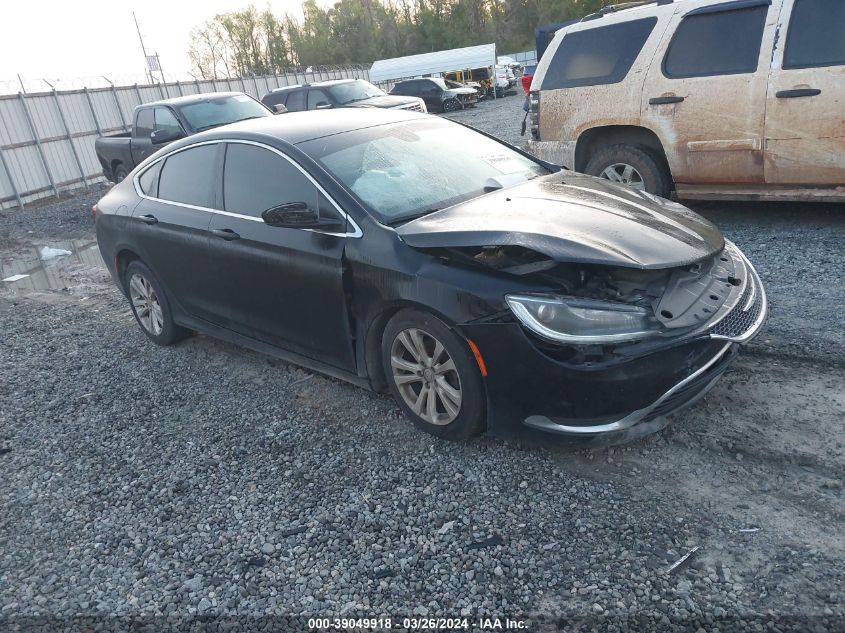 2015 Chrysler 200 Limited VIN: 1C3CCCAB2FN541251 Lot: 39049918