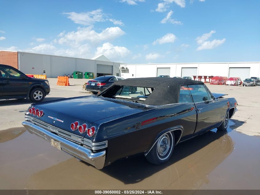 1965 Chev Impala VIN: 166675J240161 Lot: 39050002