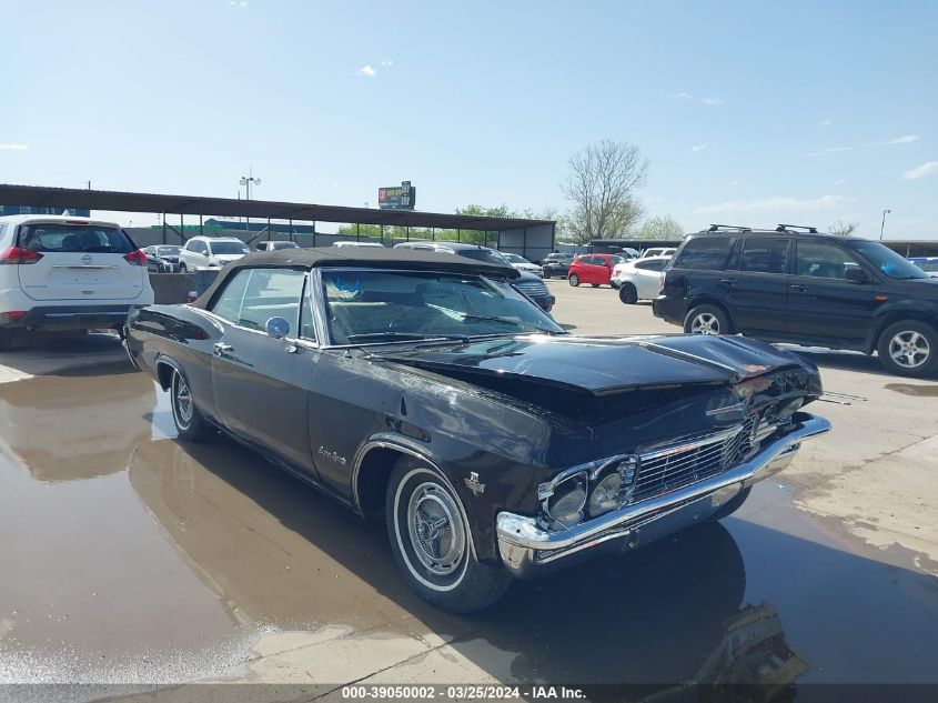 1965 Chev Impala VIN: 166675J240161 Lot: 39050002