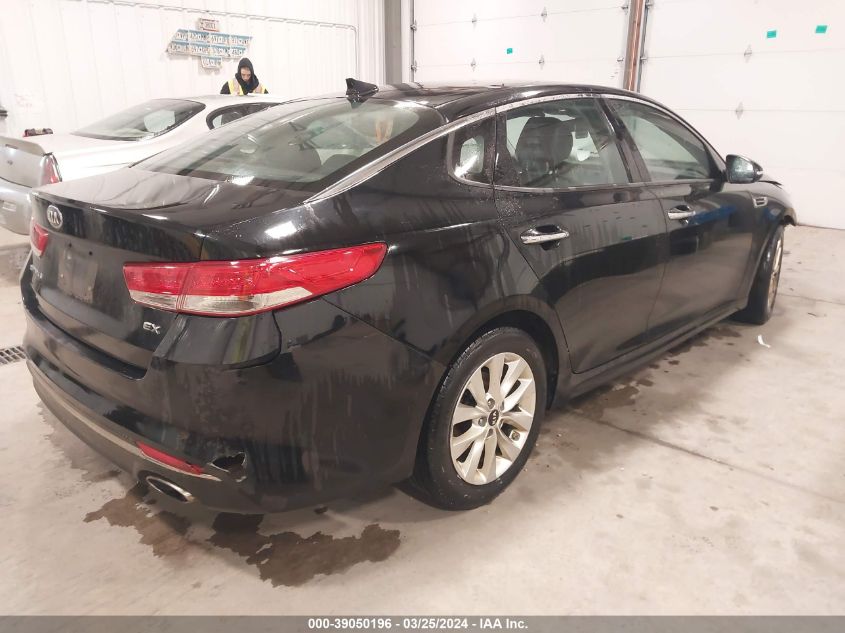 2018 KIA OPTIMA EX - 5XXGU4L35JG198073