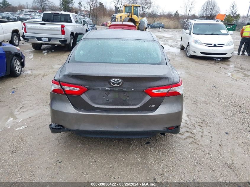 2018 Toyota Camry Le VIN: 4T1B11HKXJU116720 Lot: 39050422