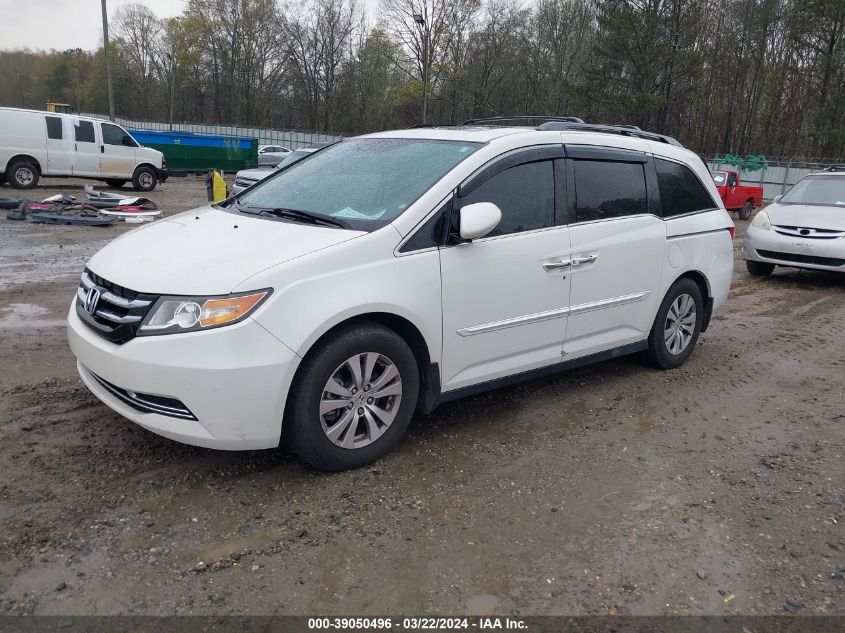 2016 Honda Odyssey Ex-L VIN: 5FNRL5H6XGB027044 Lot: 39050496