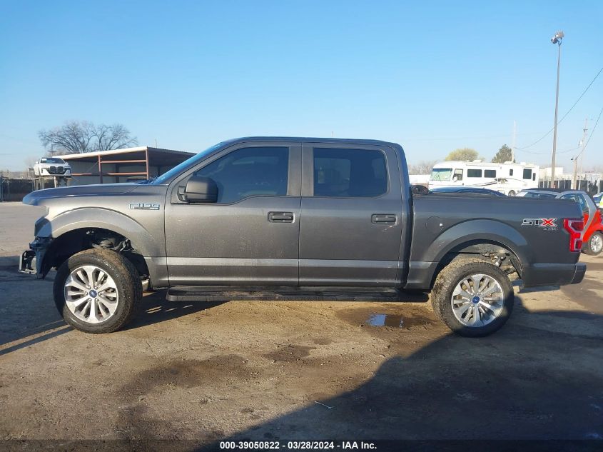 2018 Ford F-150 Xl VIN: 1FTEW1E59JKF35476 Lot: 39050822