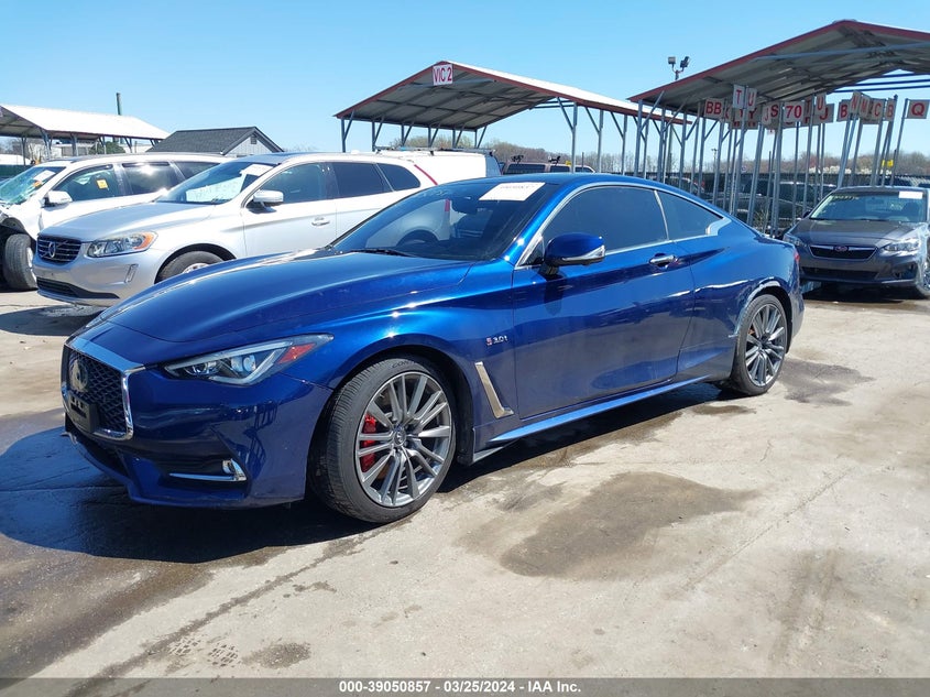 2017 Infiniti Q60 3.0T Red Sport 400 VIN: JN1FV7EL6HM702127 Lot: 39050857