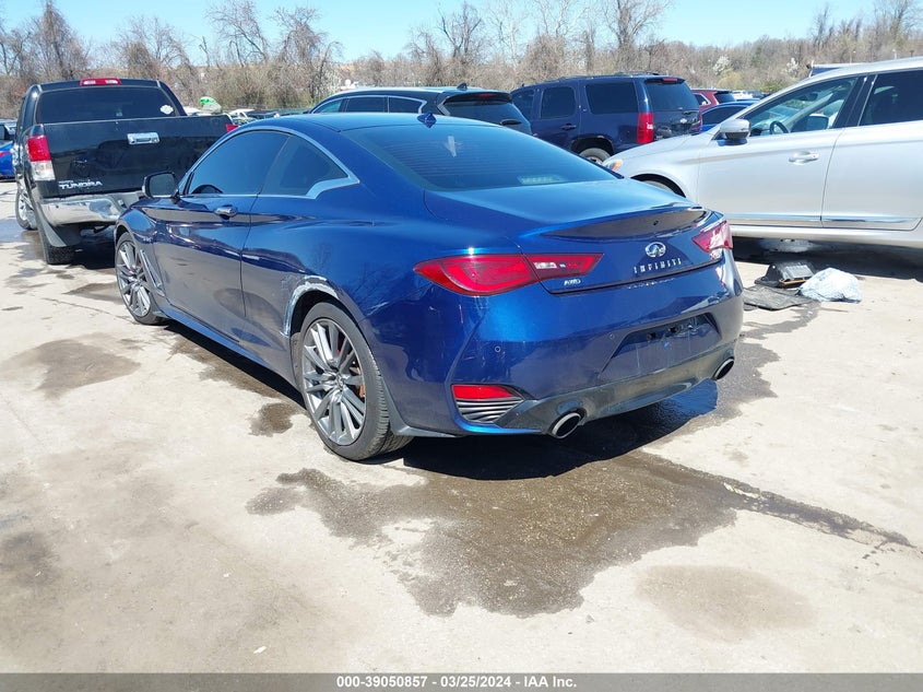 2017 Infiniti Q60 3.0T Red Sport 400 VIN: JN1FV7EL6HM702127 Lot: 39050857