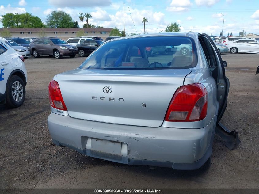 2000 Toyota Echo VIN: JTDBT1233Y0093489 Lot: 39050960