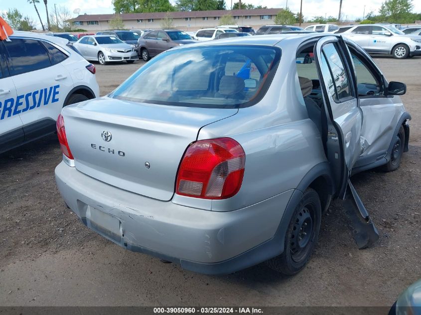 2000 Toyota Echo VIN: JTDBT1233Y0093489 Lot: 39050960