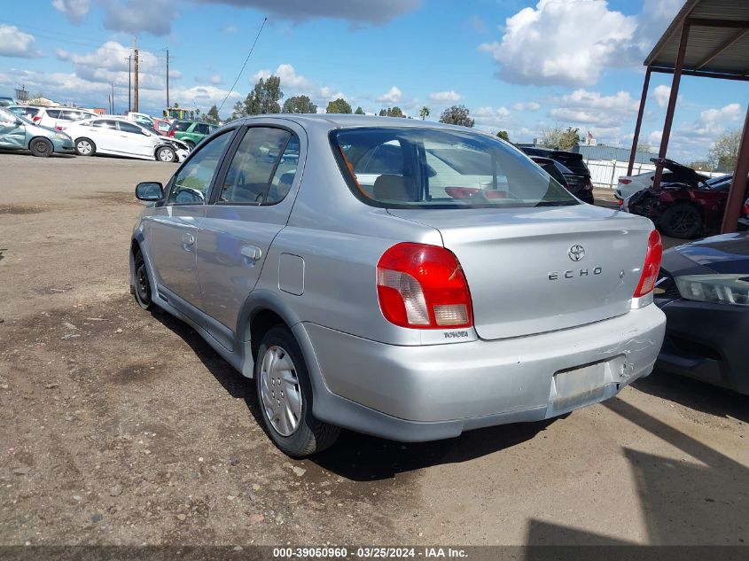 2000 Toyota Echo VIN: JTDBT1233Y0093489 Lot: 39050960