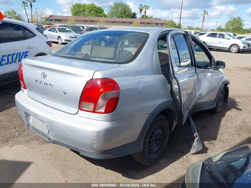 2000 Toyota Echo VIN: JTDBT1233Y0093489 Lot: 39050960