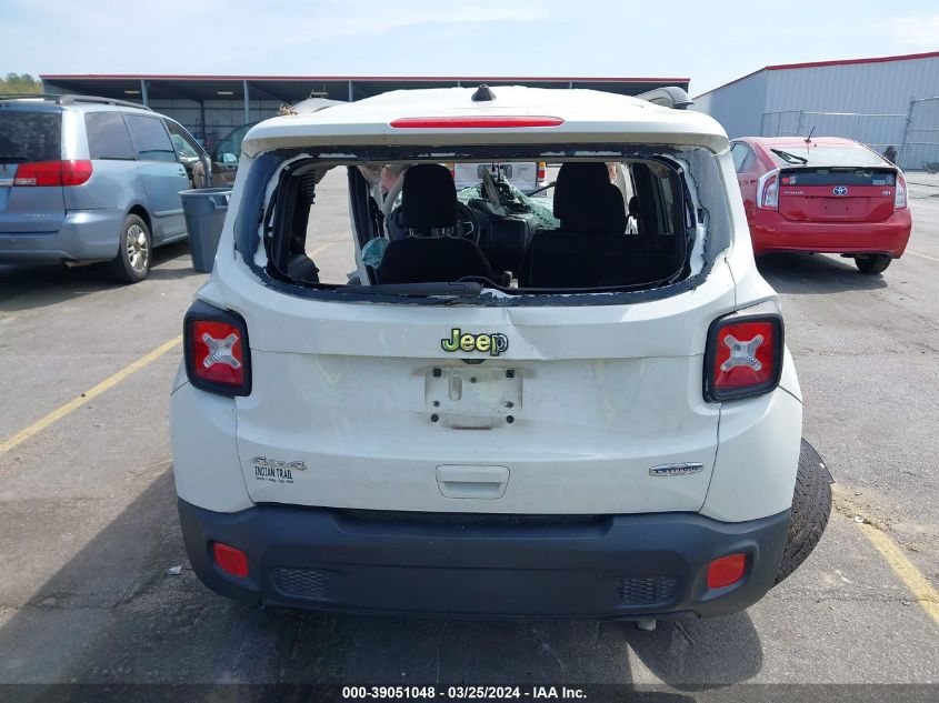 2018 Jeep Renegade Latitude 4X4 VIN: ZACCJBBB4JPH18425 Lot: 39051048